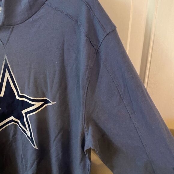 NFL Men’s Dallas Cowboys Hooded long sleeve top medium - Picture 8 of 9